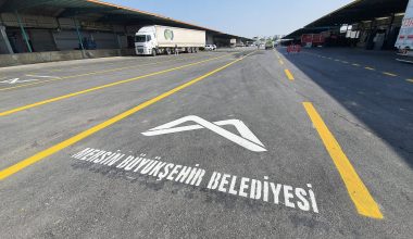 BÜYÜKŞEHİR’İN TARSUS HAL KOMPLEKSİ’NDE YÜRÜTTÜĞÜ ÇALIŞMALAR TAMAMLANDI