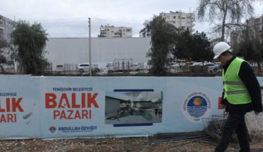 Yenişehir Belediyesi Göçmen Balık Pazarı’nın temeli atıldı