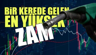 FLAŞ… FLAŞ… FLAŞ… Benzin ve motorine yine zam geliyor! Tüm zamanların en yükseği olacak