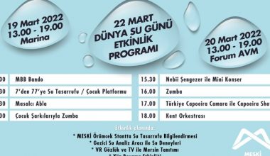 MESKİ, 22 MART DÜNYA SU GÜNÜ’NÜ COŞKULU ŞEKİLDE KUTLAYACAK