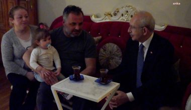 Kılıçdaroğlu İstanbul’da elektriksiz aileyi ziyaret etti