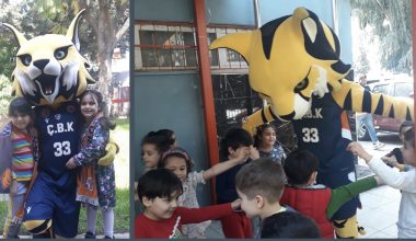 Yenişehir Belediyesi Çukurova Basketbol Kulübü Maskotu ÇUKO ”23 Nisan’da Çocuklara Güzel Anlar Yaşattı”