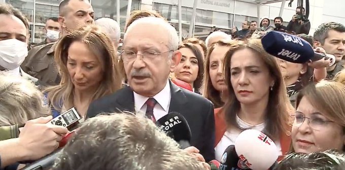 CHP Genel Başkanı Kemal Kılıçdaroğlu, randevu talebine yanıt vermeyen Et ve Süt Kurumu’na alınmadı