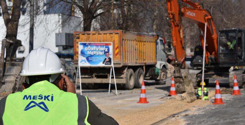 MESKİ, YAĞMURSUYU ÇALIŞMALARINA TÜM İLÇELERDE DEVAM EDİYOR