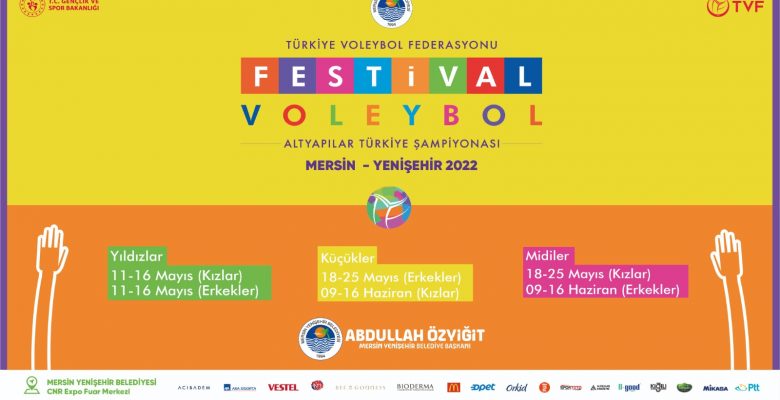 “Festival Voleybol 2022” Mersin Yenişehir’de Yapılacak