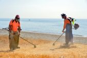 MERSİN BÜYÜKŞEHİR, PLAJLARI YAZA HAZIRLIYOR