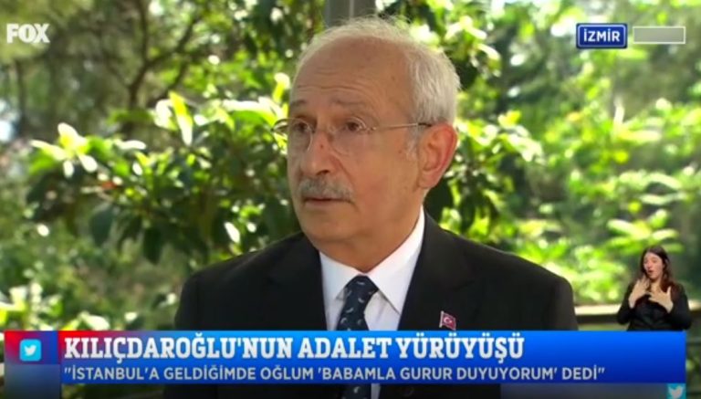 Kılıçdaroğlu, Adalet Yürüyüşü ile ilgili anısını anlatırken gözleri doldu: Oğlum ‘babamla gurur duyuyorum’ dedi