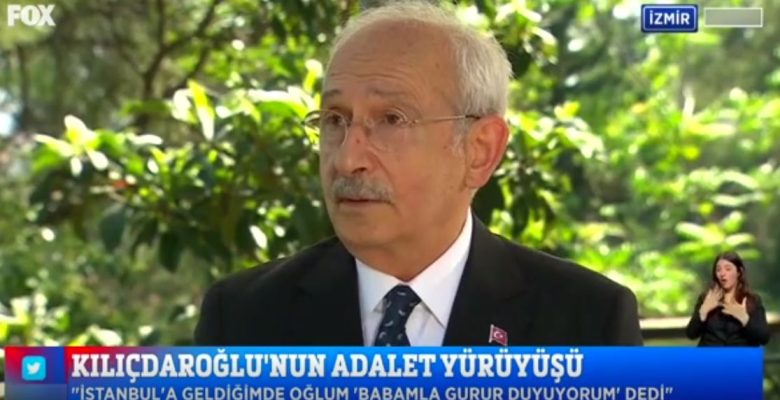 Kılıçdaroğlu, Adalet Yürüyüşü ile ilgili anısını anlatırken gözleri doldu: Oğlum ‘babamla gurur duyuyorum’ dedi