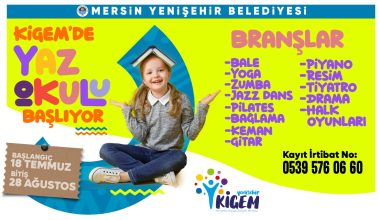 Yenişehir Belediyesi KİGEM’de yaz okulu kurs kayıtları başladı