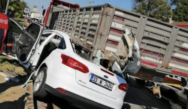 Mersin-Tarsus karayolunda feci trafik kazasında 3 kişi öldü