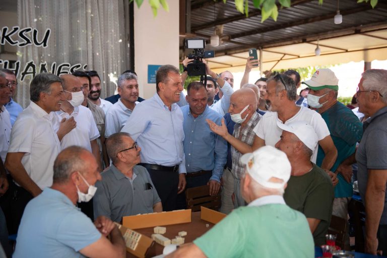 BAŞKAN SEÇER, SİLİFKE’DE ESNAFIN SORUN VE TALEPLERİNİ DİNLEDİ