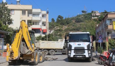 BÜYÜKŞEHİR EKİPLERİ, BOZYAZI VE AYDINCIK’TA ASFALTLAMA ÇALIŞMALARINI SÜRDÜRÜYOR