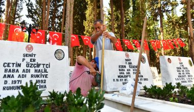 BÜYÜKŞEHİR, MEZARLIKLARI VE İBADETHANELERİ BAYRAMA HAZIRLADI