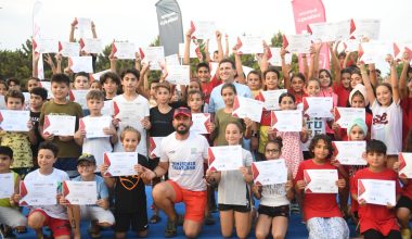 Aquatlon yarışlarında 86 sporcunun 36’sı Yenişehir Belediyesi adına yarıştı