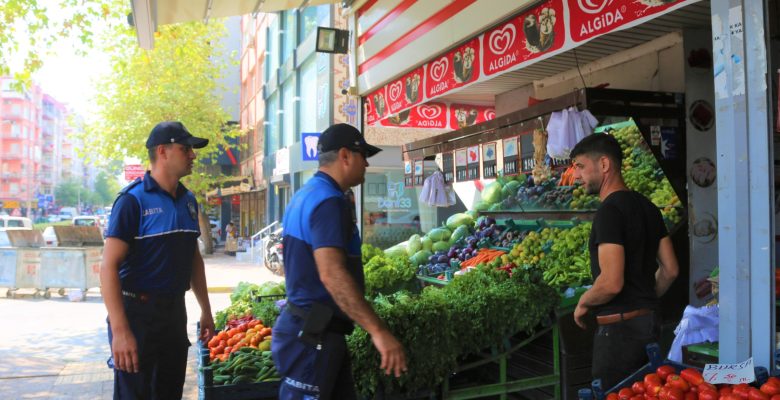  TOROSLAR ZABITASINDAN KALDIRIM İŞGALİ DENETİMİ