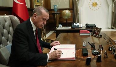 Cumhurbaşkanı Erdoğan’ın atama kararları Resmi Gazete’de yayımlandı