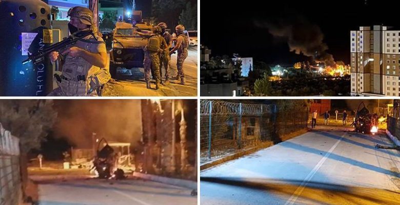 Mersin’de polisevine saldırıda 22 kişi gözaltına alındı