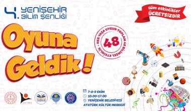 4. Yenişehir Bilim Şenliği için geri sayım başladı