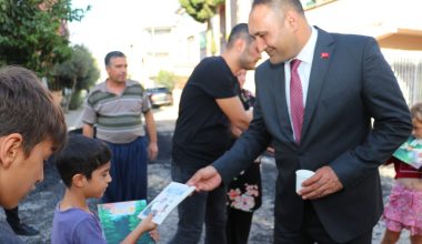 BAŞKAN YILMAZ, SAHADA ÇALIŞMALARI İNCELEDİ, ÇOCUKLARI SEVİNDİRDİ