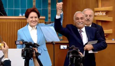 Ahmet Eşref Fakıbaba, İYİ Parti’ye katıldı: Rozetini Akşener taktı