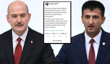 Süleyman Soylu, AKP’ye katılan Mehmet Ali Çelebi için “şerefsiz FETÖ’cüler gibi davranıyor” dediği tweetini sildi