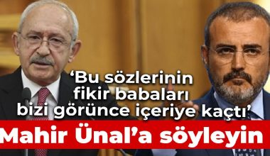 Kılıçdaroğlu’ndan Mahir Ünal’a sert tepki