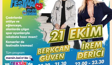 MERSİN GENÇLİK FESTİVALİ 21-22 EKİM’DE…