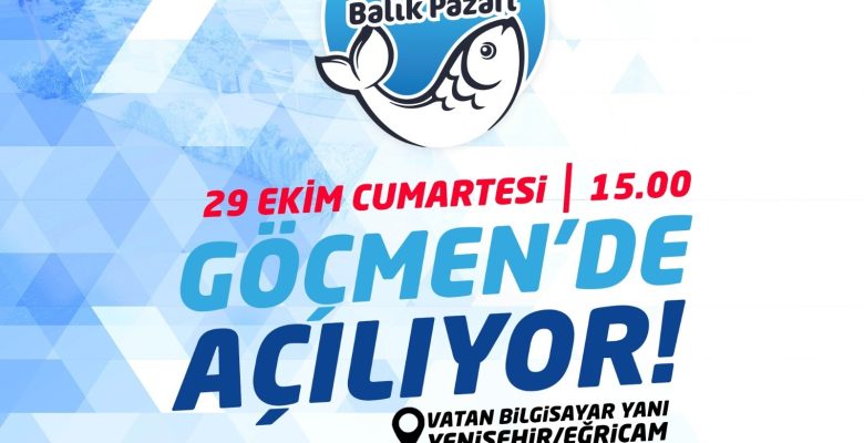 Yenişehir Belediyesi Göçmen Balık Pazarı 29 Ekim’de açılıyor