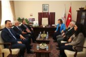 AKP heyeti, başörtüsü konusunda hazırlanan anayasa değişikliği teklifine ilişkin HDP Meclis grubunu ziyaret etti