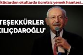 CHP’den MEB’in ‘okullarda ücretsiz yemek’ uygulamasına ilişkin açıklama: Teşekkürler Kılıçdaroğlu
