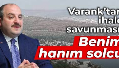 İhale alan kuzen Varank: Sanki bedavaya almışız, benim hanım solcu