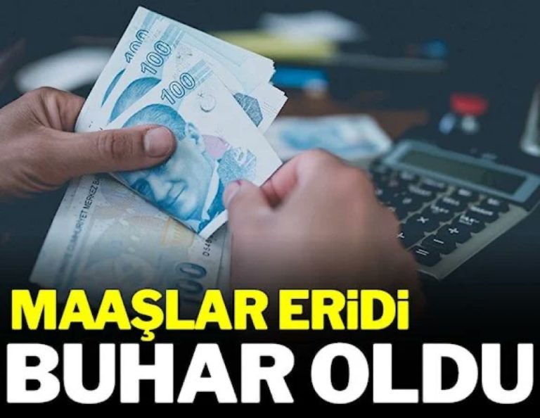 Maaşlar eridi, buhar oldu: 5 ayda memurun alım gücü 2 bin lira, emeklinin 831 lira, asgari ücretlinin 1.306 lira geriledi