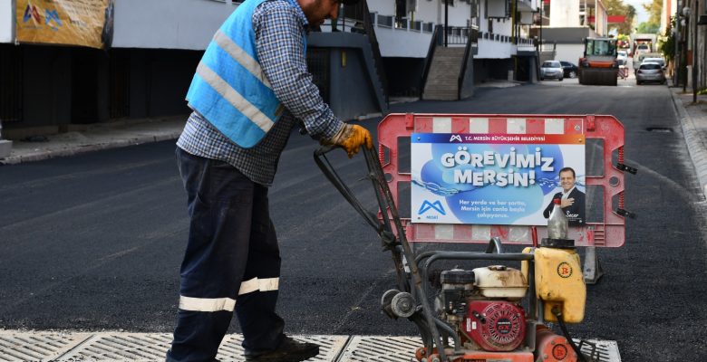 MESKİ, ASFALT SERİM ÇALIŞMALARINDA DA HIZ KESMİYOR