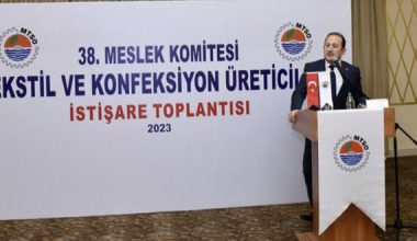 VALİ ALİ HAMZA PEHLİVAN, TEKSTİL KONFEKSİYON ÜRETİMİ VE GELECEĞİ İSTİŞARE TOPLANTISINA KATILDI