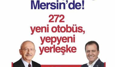 Kılıçdaroğlu Bugün Mersin’de