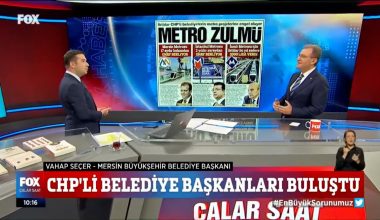 SEÇER, 17 AYDIR ONAY BEKLEYEN MERSİN METROSUNU DEĞERLENDİRDİ