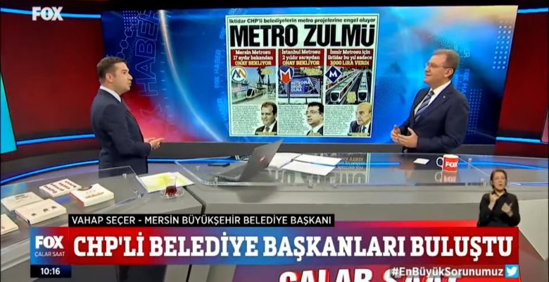 SEÇER, 17 AYDIR ONAY BEKLEYEN MERSİN METROSUNU DEĞERLENDİRDİ