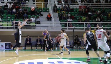 MSK BASKETBOL TAKIMI, BORNOVA BELEDİYESİ KARŞIYAKA’YI 72-82 SKORLA YENDİ