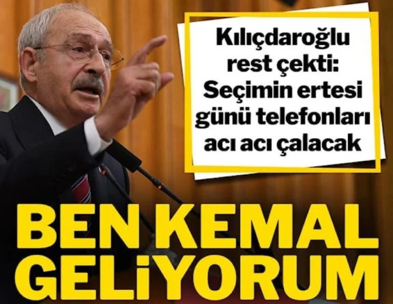 “BEN KEMAL, GELİYORUM”