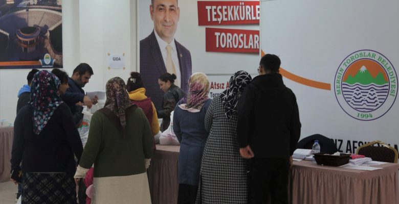 TOROSLAR BELEDİYESİ, TÜM EKİPLERİYLE DEPREMZEDELERİN YANINDA