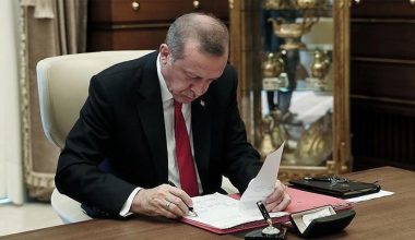 Cumhurbaşkanı Erdoğan’ın atama ve görevden alma kararları Resmi Gazete’de