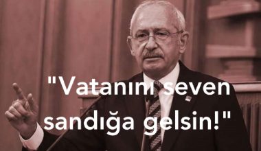 Kemal Kılıçdaroğlu: ‘Bu artık bir seçim değil, referandumdur’