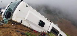 Mersin’de yolcu otobüsü, şarampole yuvarlandı: 1 ölü, 14 yaralı