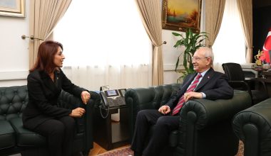 Mersin Milletvekili Gülcan Kış’tan CHP Lideri Kılıçdaroğlu’na ziyaret