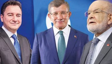 Babacan, Davutoğlu ve Karamollaoğlu TBMM’de ortak grup kurmak için buluştu