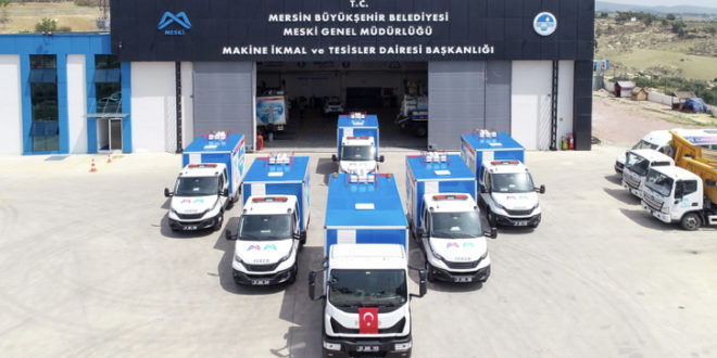 MESKİ, MAKİNE PARKINA 6 ADET MOBİL BAKIM ONARIM ARACI DÂHİL ETTİ