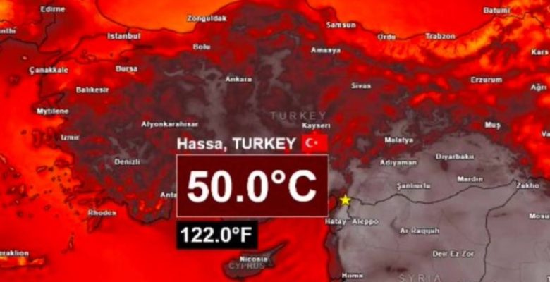 Susuz kalan Hatay, ulusal sıcaklık rekoru kırdı: Hassa 50 derece!