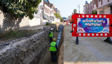 MESKİ, TARSUS VE AKDENİZ’DE YAĞMURSUYU HATTI ÇALIŞMALARINA DEVAM EDİYOR