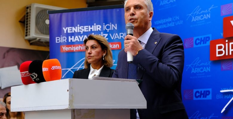 CHP’ li Ahmet Arıcan  ” Yenisehir için bir hayalimiz var “