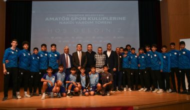 Yenişehir Belediyesinden 51 amatör spor kulübüne 650 bin TL destek